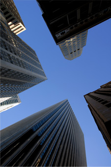 San Francisco's financial district.